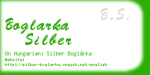 boglarka silber business card